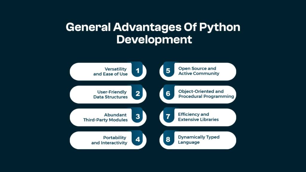 General Advantages Of Python Development
